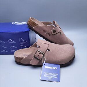 Birkenstock Boston Suede Clogs Sandals